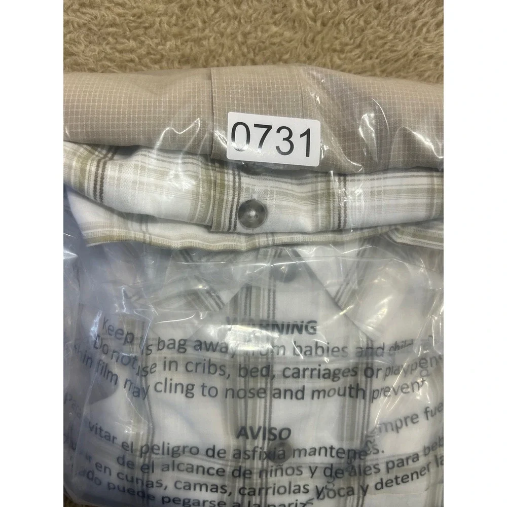 Cabelas Lot of 2 Mens 2XL Reg Plaid Short Sleeve Button‎ Up Shirt Casual Outdoor - Picture 12 of 12